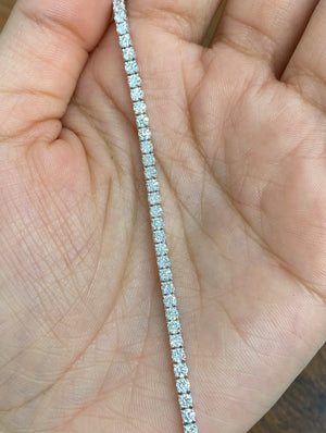 3.89 CT Lab 7 inches Tennis Bracelet