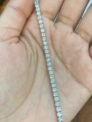 5.43 CT Lab 7 inches Tennis Bracelet