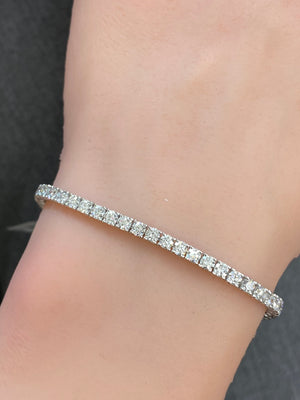 4.98 CT LAB 7 INCHES TENNIS BRACELET