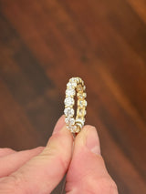 IGI certified 4.3ct lab diamond eternity band