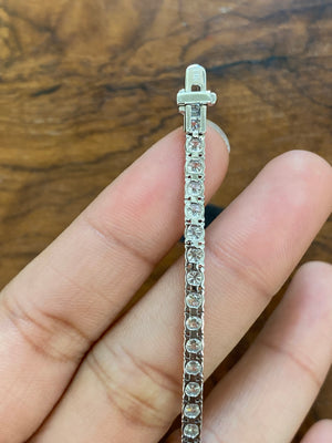 6.34 CT Lab 7 Inches Tennis Bracelet