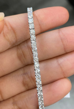 4.75 CT LAB 7.15 INCHES TENNIS BRACELET