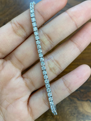 4.05 CT Lab 6.5 inches Tennis Bracelet