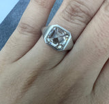 Platinum Rama Pyramid Lab Diamond Ring