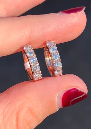 15mm 1.16ct lab diamond hoops
Available in rose gold