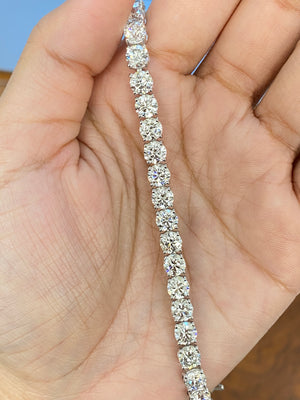 18.37 CT Lab 7 Inches Tennis Bracelet