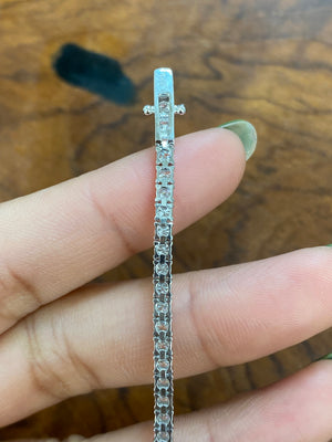 3.4 CT Lab 7 inches Tennis Bracelet