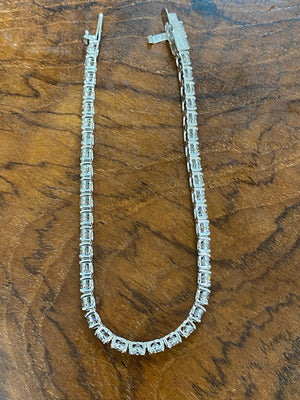 10CT Lab 7 inches Tennis Bracelet