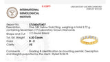IGI certified 4.3ct lab diamond eternity band
