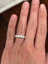 IGI certified 4.76ct lab diamond eternity band