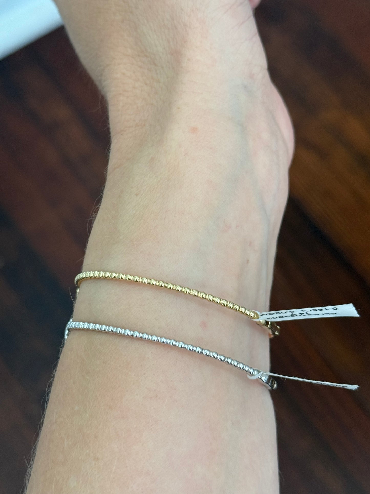 Natural diamond heart flex bracelet