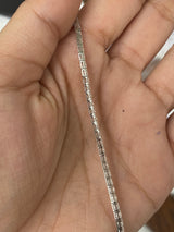 5 ct Low setting Lab Tennis Bracelet