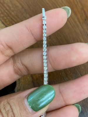 2.33 CT Lab 7 inches Tennis Bracelet