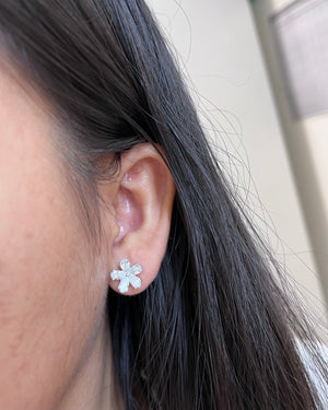 *Premade* 2.34 cttw Pear-shaped Lab Diamonds Flower Earrings