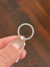 White gold 1.49ct lab diamond eternity band