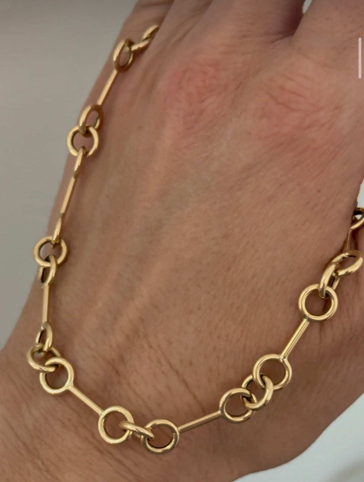 11.3g yellow gold chain necklace