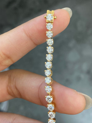 6.01 CT LAB 7.15 INCHES TENNIS BRACELET