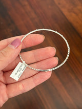 Natural diamond flex bracelet