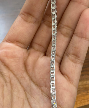 5.65 CT LAB 7 INCHES TENNIS BRACELET