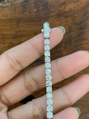 10.10 CT Lab 7” Tennis Bracelet