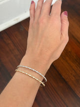 1.01ct lab diamond flex bracelets