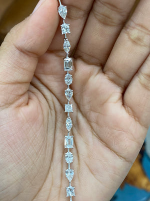 7.61 CT LAB TENNIS BRACELET