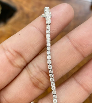 2.22 CT Lab 7 Inches Tennis Bracelet