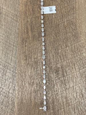 7.61 CT LAB TENNIS BRACELET