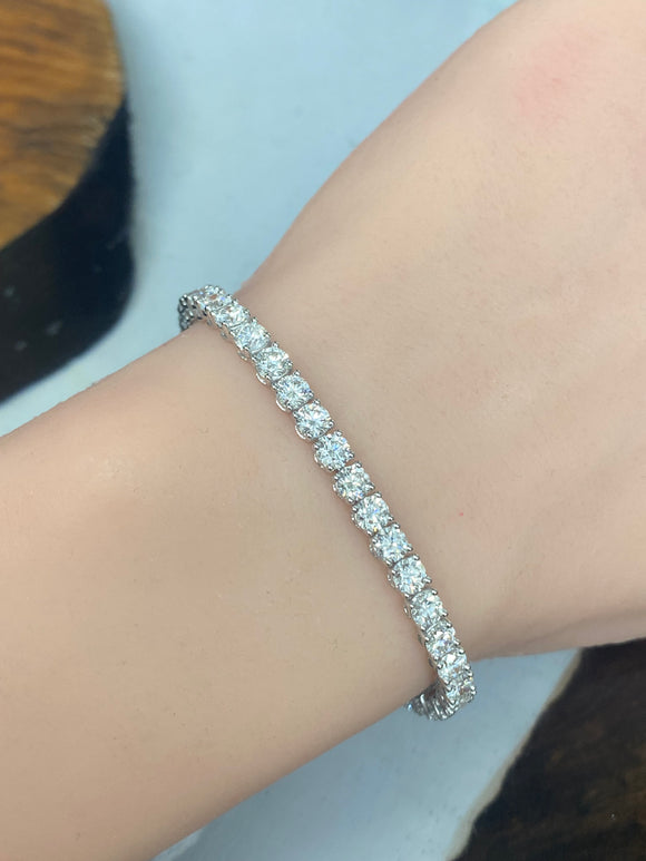 9.95ct Lab 7.25inches Tennis Bracelet