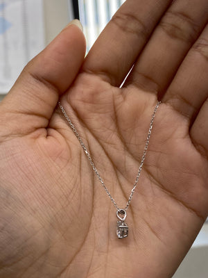 0.66 CT LAB NECKLACE