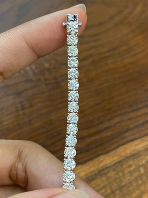 9.58 CT LAB 7 INCHES TENNIS BRACELET