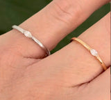 Marquise natural diamond bands available in white and rose gold