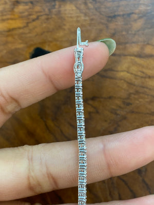 3.4 CT Lab 7 inches Tennis Bracelet