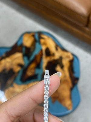 7.21 CT LAB TENNIS BRACELET