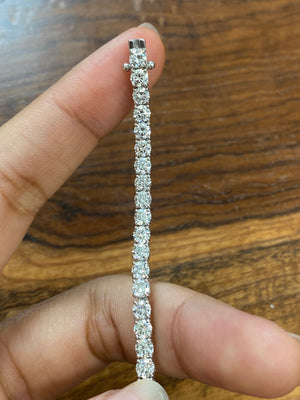 7.36 CT LAB 7 INCHES TENNIS BRACELET