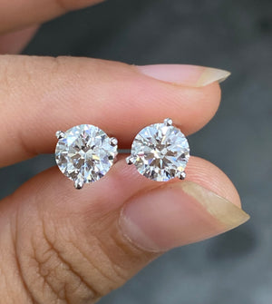 2.05 ct Lab Martini White Studs