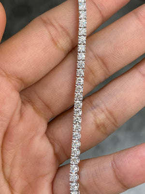 4.99 CT LAB 7 INCHES TENNIS BRACELET