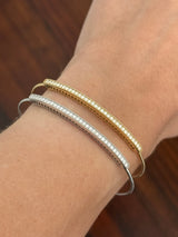 Lab diamond flex bracelets