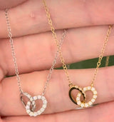 Natural diamond necklaces available in white and yellow gold
