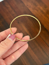 Yellow gold 0.37ct natural diamond flex bracelet