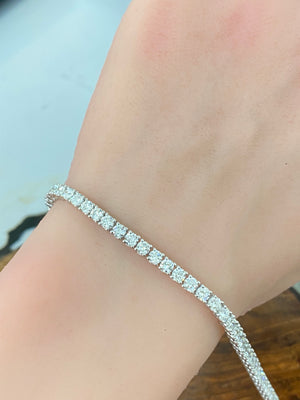 6.39 CT LAB TENNIS BRACELET