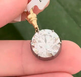 IGI certified 6.59ct lab diamond pendant
