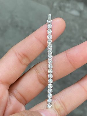 5.71 CT Lab 6.75 Inches Tennis Bracelet