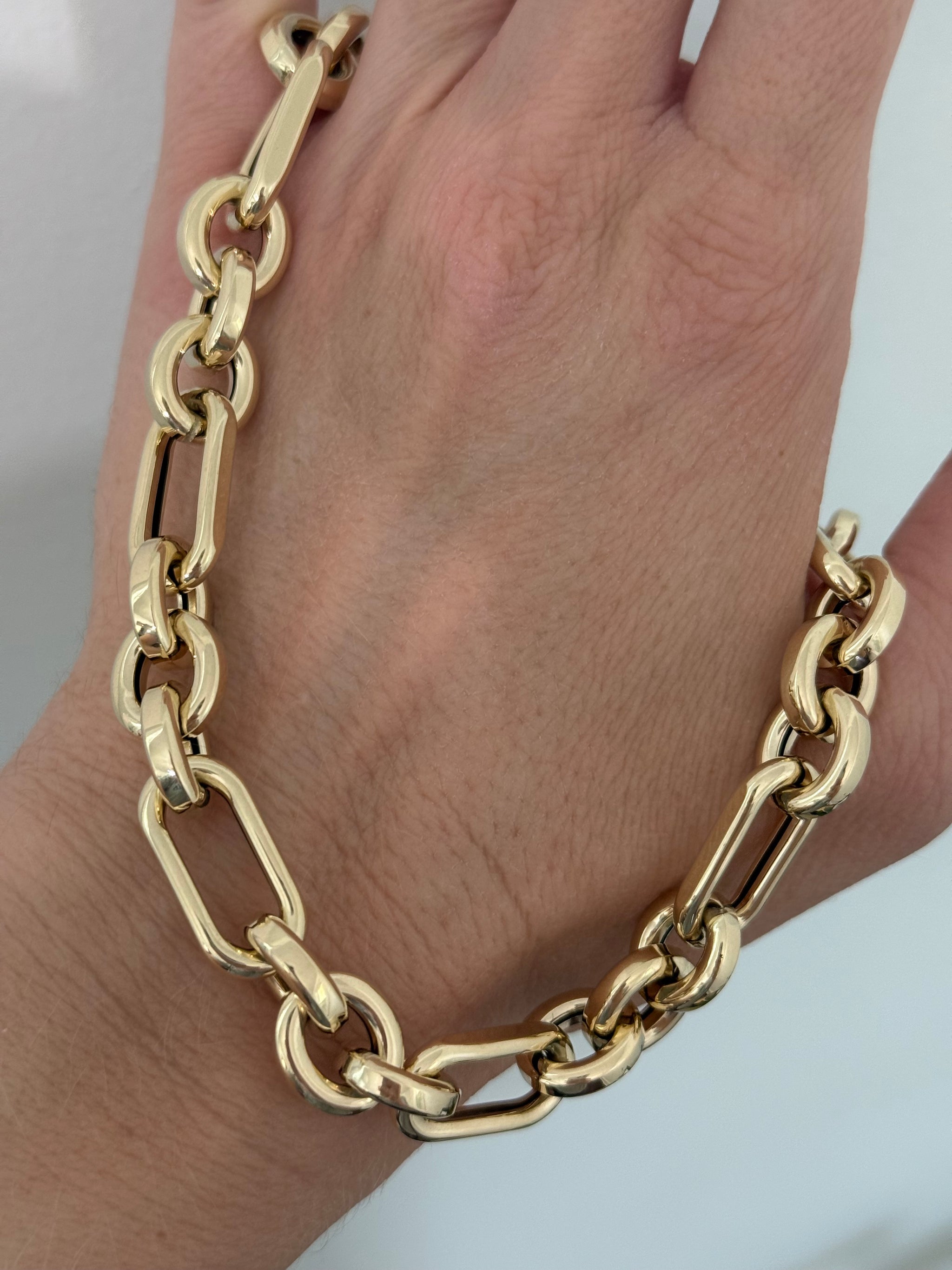 28.2g yellow gold chain necklace