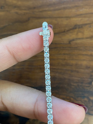 3.92ct LAB 7 INCHES TENNIS BRACELET