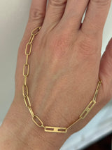 10.9g yellow gold chain necklace