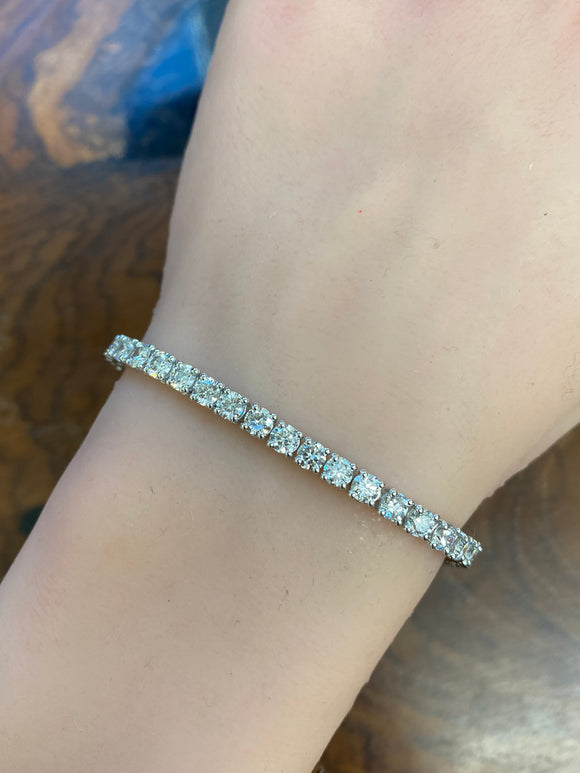 8.12 CT Lab 7 inches Tennis Bracelet
