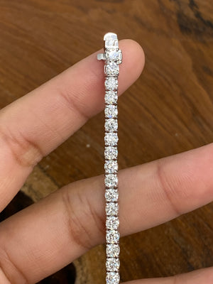 5.71 CT Lab 6.75 Inches Tennis Bracelet
