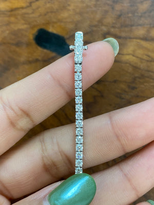 3.4 CT Lab 7 inches Tennis Bracelet