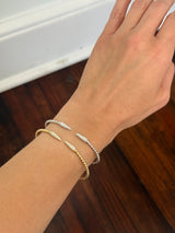 Natural diamond flex bracelets